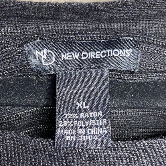 New Directions Black Dolman Sweater Size XL New With Tags - Picture 6 of 8